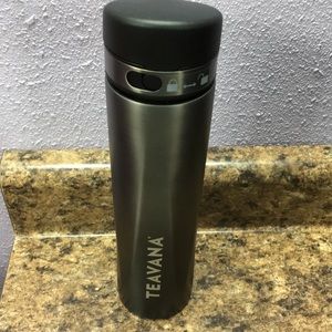 Teavana 2 toned grey Oblique tumbler w/infuser